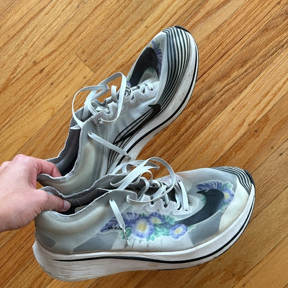 Nike Zoom Fly SP - Purple Floral Women’s 11.5 - Picture 5 of 7
